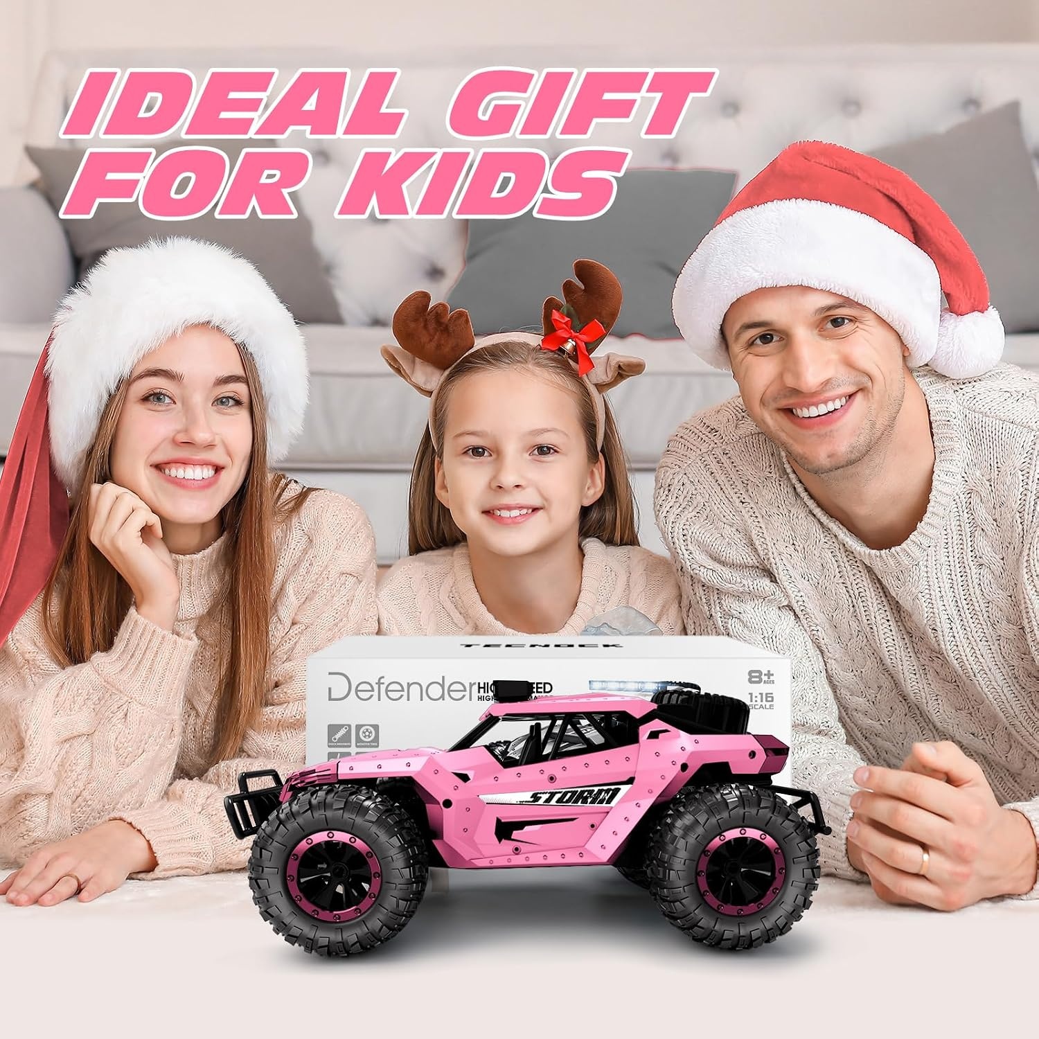 RC Monstertruck 1:16 Off Road met Verlichting | 60 min Speeltijd | 34% Korting