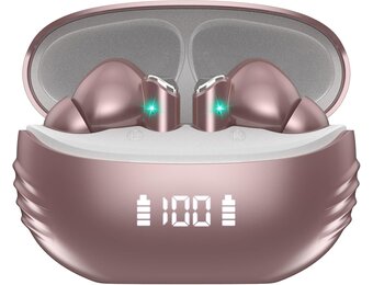 Roze Vertaal Headset Bluetooth: 164 Talen, Ruisonderdrukking, 7 Modi (30% Korting)