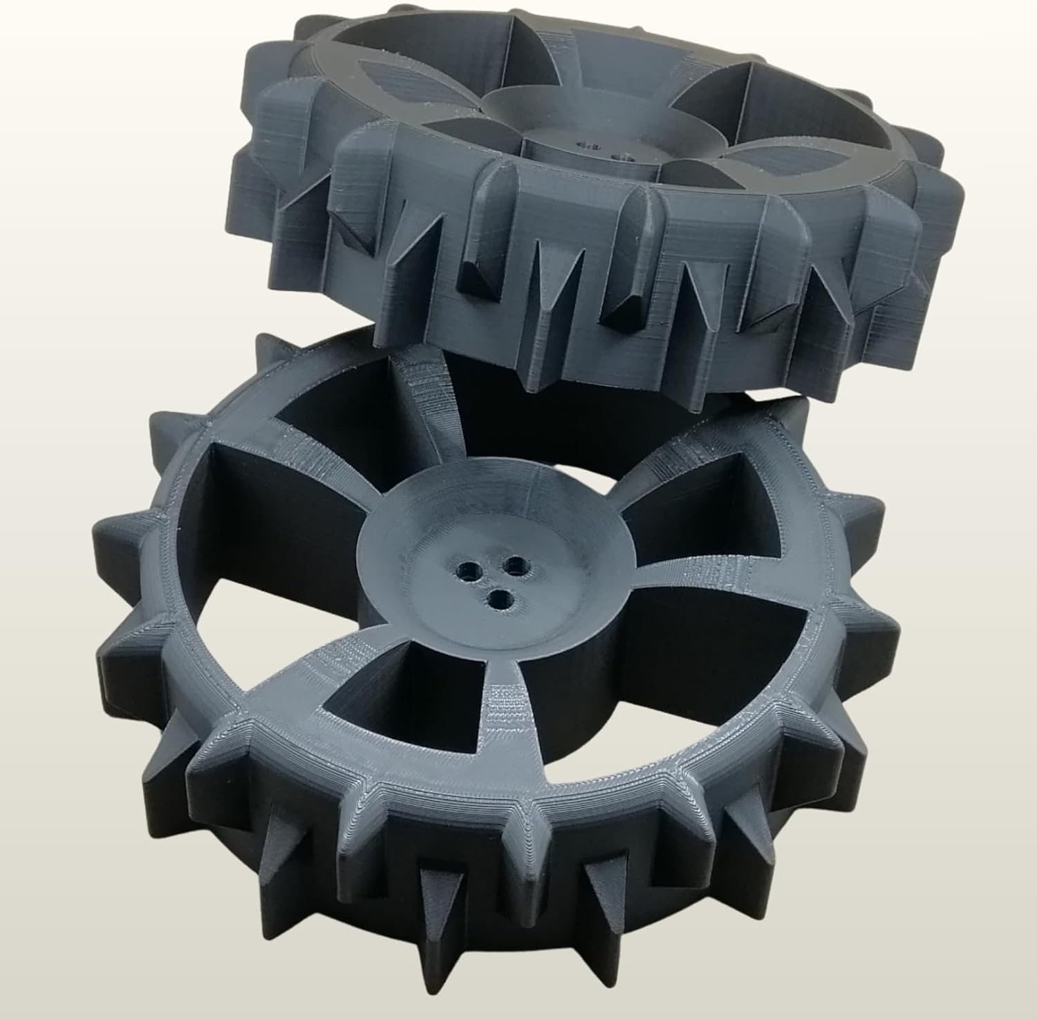 Off-road Wielen voor Bosch Robotmaaier (2 stuks, Zwart PLA) - 46% Korting