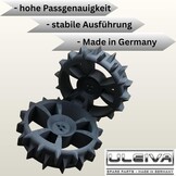 Off-road Wielen voor Bosch Robotmaaier (2 stuks, Zwart PLA) - 46% Korting