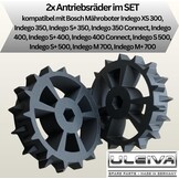 Off-road Wielen voor Bosch Robotmaaier (2 stuks, Zwart PLA) - 46% Korting