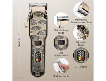 3-in-1 Trimmer: Baard, Lang Haar & Precisie | Waterdicht | -34%