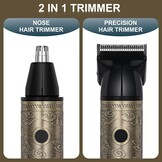 3-in-1 Trimmer: Baard, Lang Haar & Precisie | Waterdicht | -34%