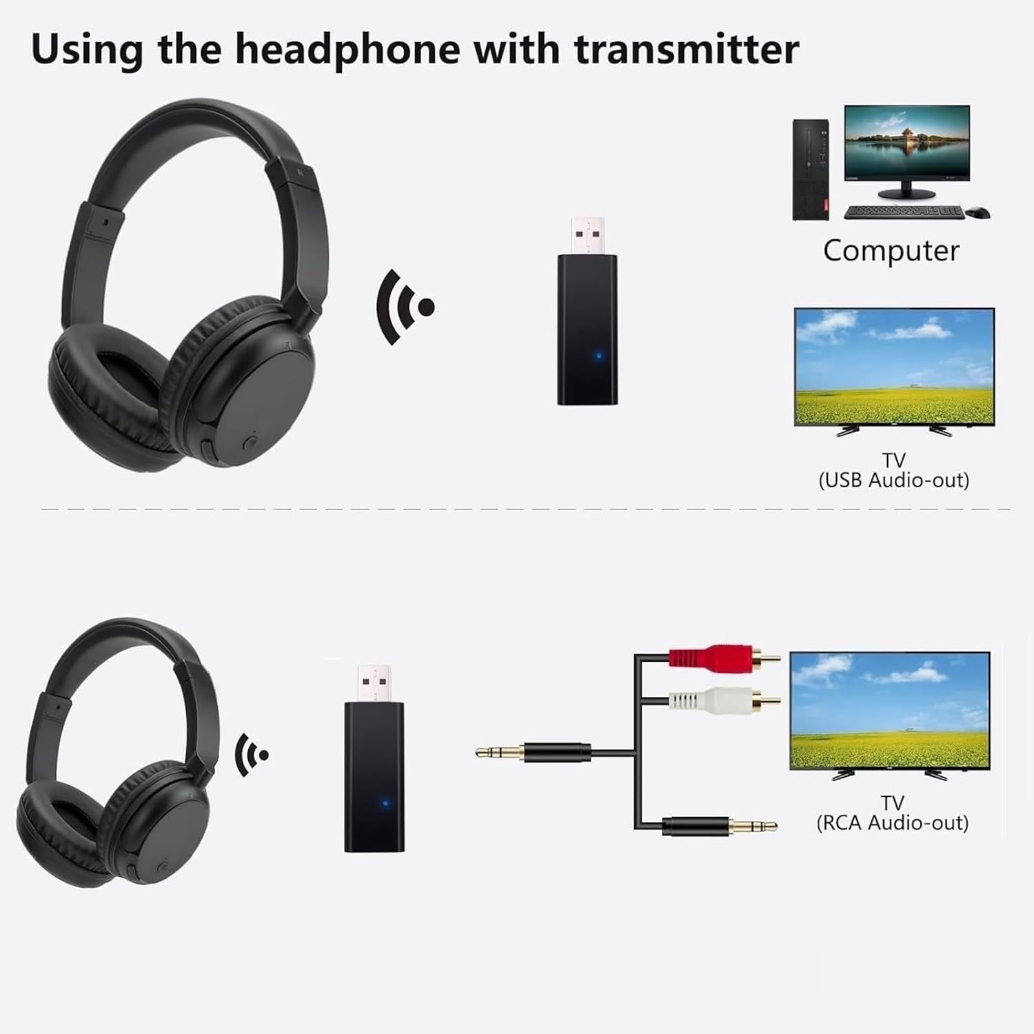 Over-ear Koptelefoon voor TV - Bluetooth 5.3 - 33% Korting!