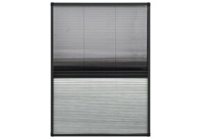 Plissé Raamhor met Verduistering 80x120cm - 43% Korting!