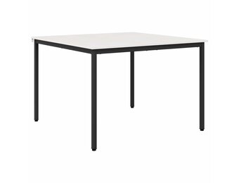 vidaXL Eettafel Wit 110x110cm - Massief Grenenhout (34% Korting)
