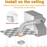Badkamerventilator 100mm met Vochtsensor & Timer - 34% Korting!