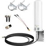 4G LTE Buitenantenne 10-12dBi met Dual SMA/TS9 | Waterdicht | 34% Korting