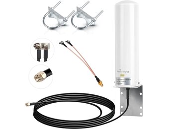 4G LTE Buitenantenne 10-12dBi met Dual SMA/TS9 | Waterdicht | 34% Korting