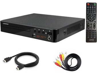 Regiovrije DVD-speler: CD, 1080p, HDMI & USB - 34% Korting