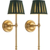 Draadloze Wandlampen Goud/Beige (Set van 2) - 3 Kleuren, Dimbaar