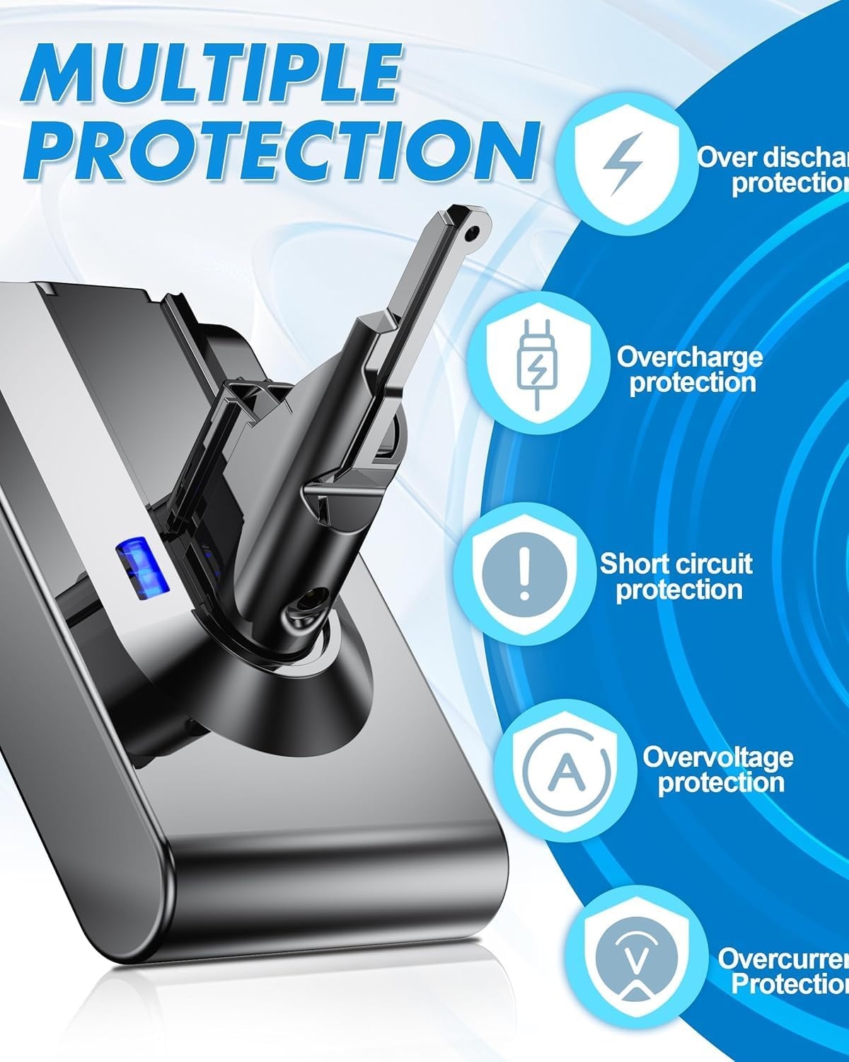 Accu voor Dyson V8 SV10 (33% korting)