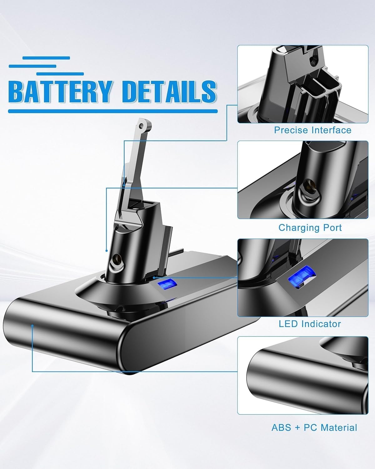 Accu voor Dyson V8 stofzuiger | 33% korting
