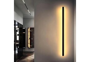 Moderne LED Wandlamp Zwart 60cm | 3 Kleuren 20W 1600lm