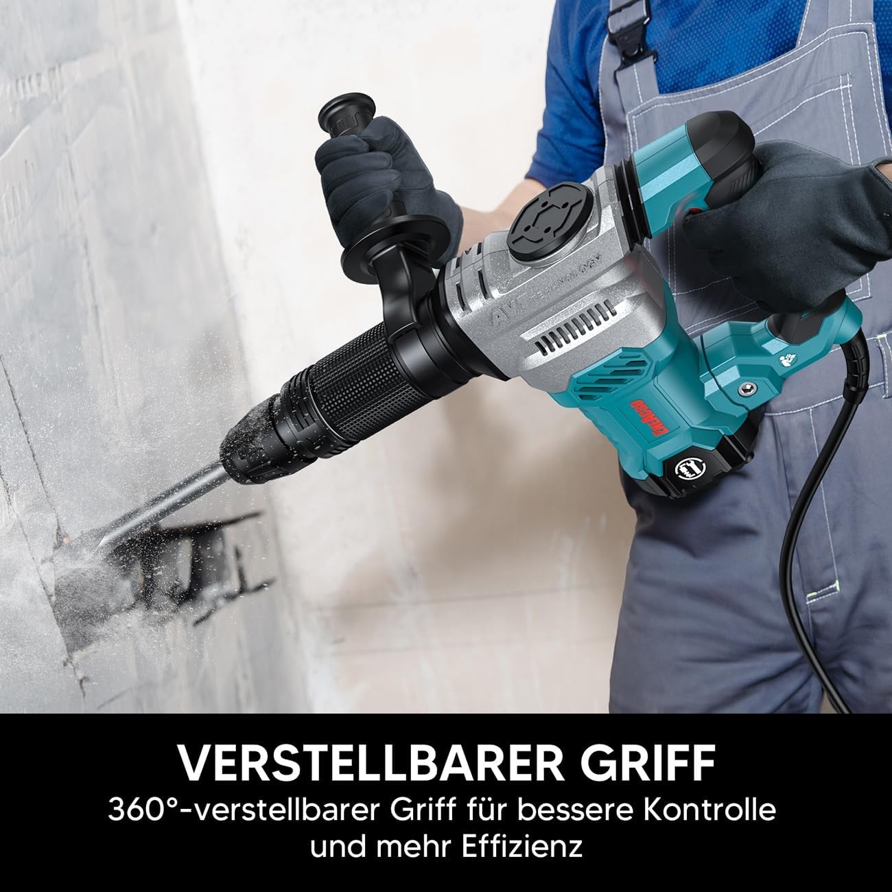 Sloophamer 1300W 20J - Ideaal voor Beton & Sloopwerk