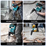 Sloophamer 1300W 20J - Ideaal voor Beton & Sloopwerk
