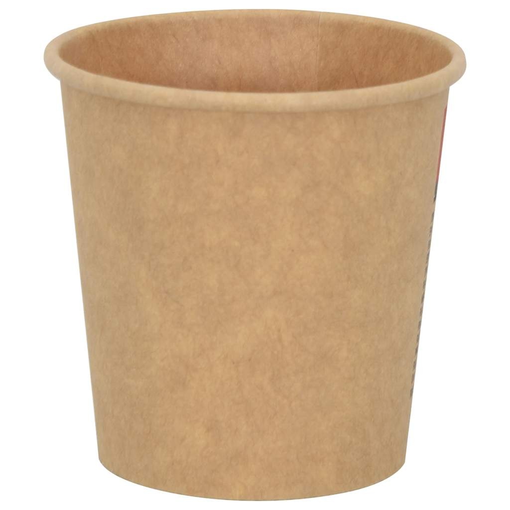 VidaXL Papieren Koffiebekers 1000 Stuks Bruin - 100ml - 55% Korting