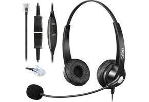 RJ45 Headset Met Ruisonderdrukking & Quick Disconnect (40% Korting)