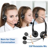 Callez RJ45 Headset met Ruisonderdrukking & Quick Disconnect - 59% Korting
