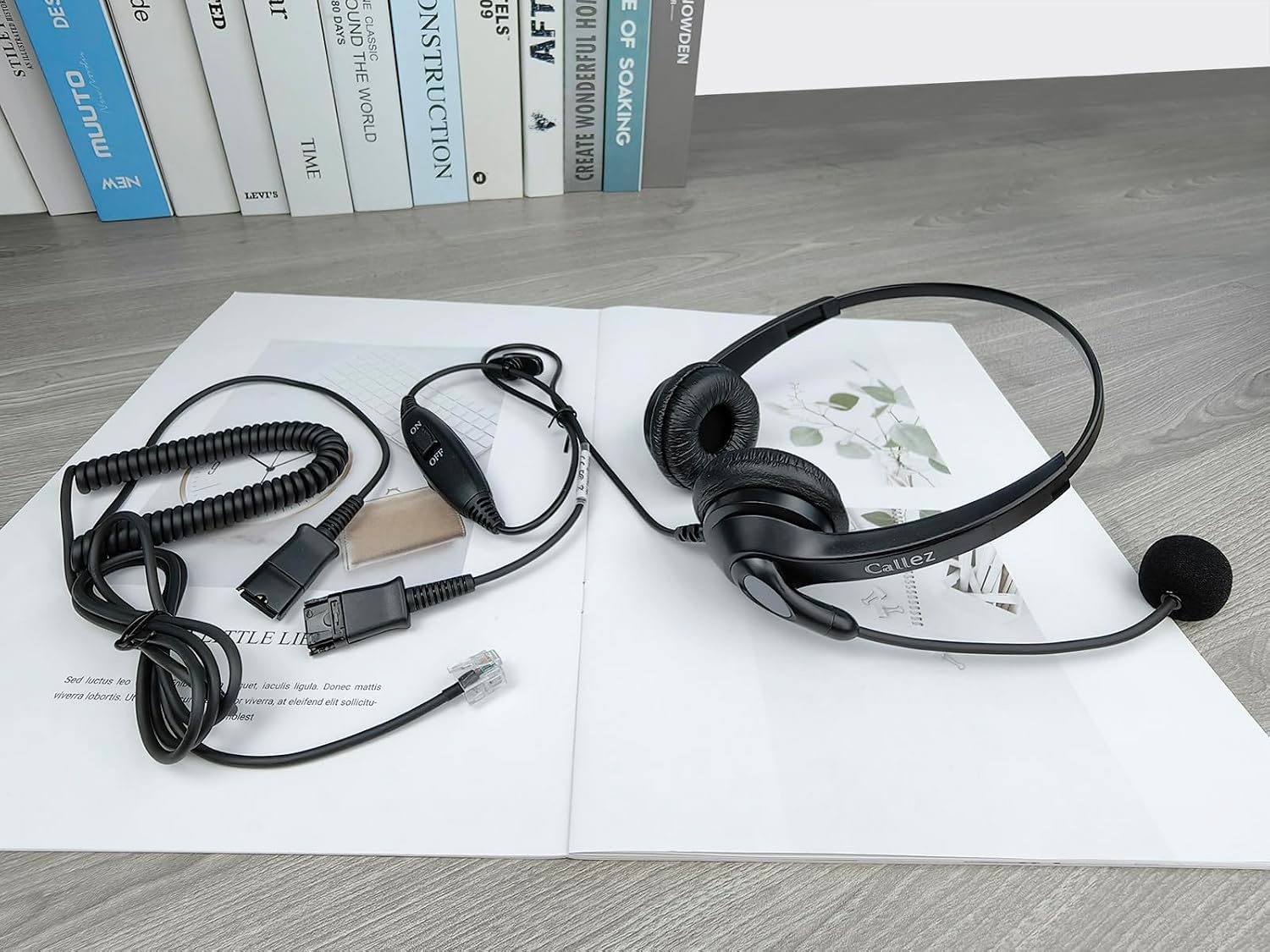 Callez RJ45 Headset met Ruisonderdrukking & Quick Disconnect - 59% Korting