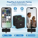 Draadloze Lavalier Microfoon iPhone/Android/Camera - 58% Korting