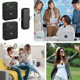 Draadloze Lavalier Microfoon iPhone/Android/Camera - 58% Korting