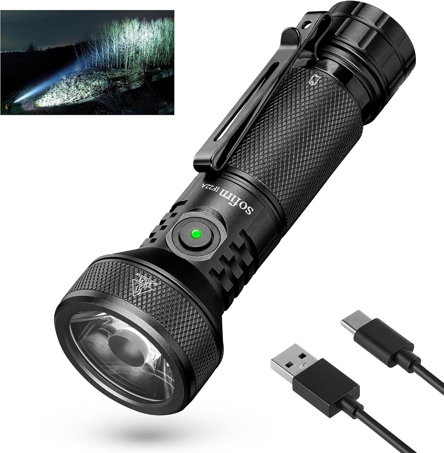 Oplaadbare LED Zaklamp 2100 Lumen - IPX8 Waterdicht (29% korting!)