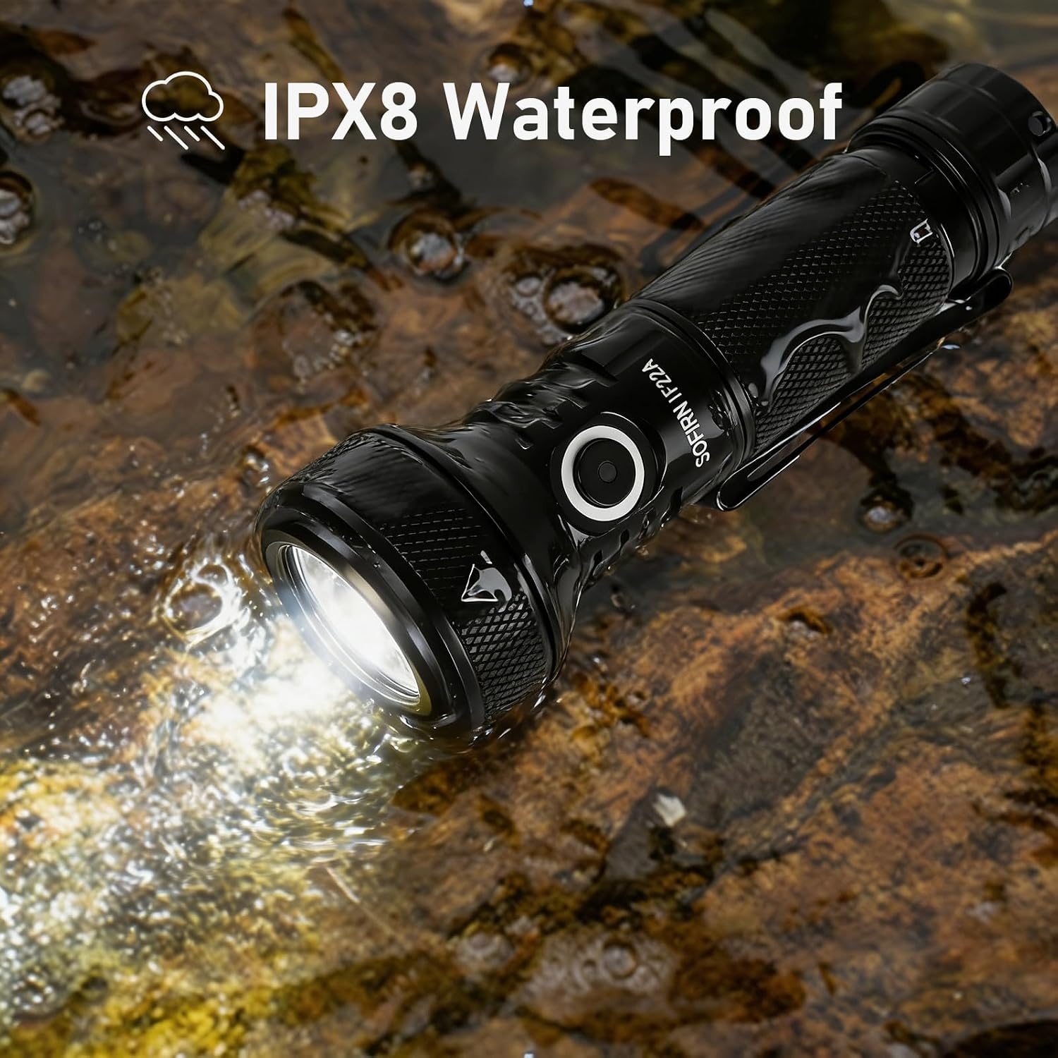 Oplaadbare LED Zaklamp 2100 Lumen - IPX8 Waterdicht (29% korting!)