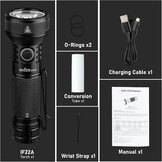 Oplaadbare LED Zaklamp 2100 Lumen - IPX8 Waterdicht (29% korting!)