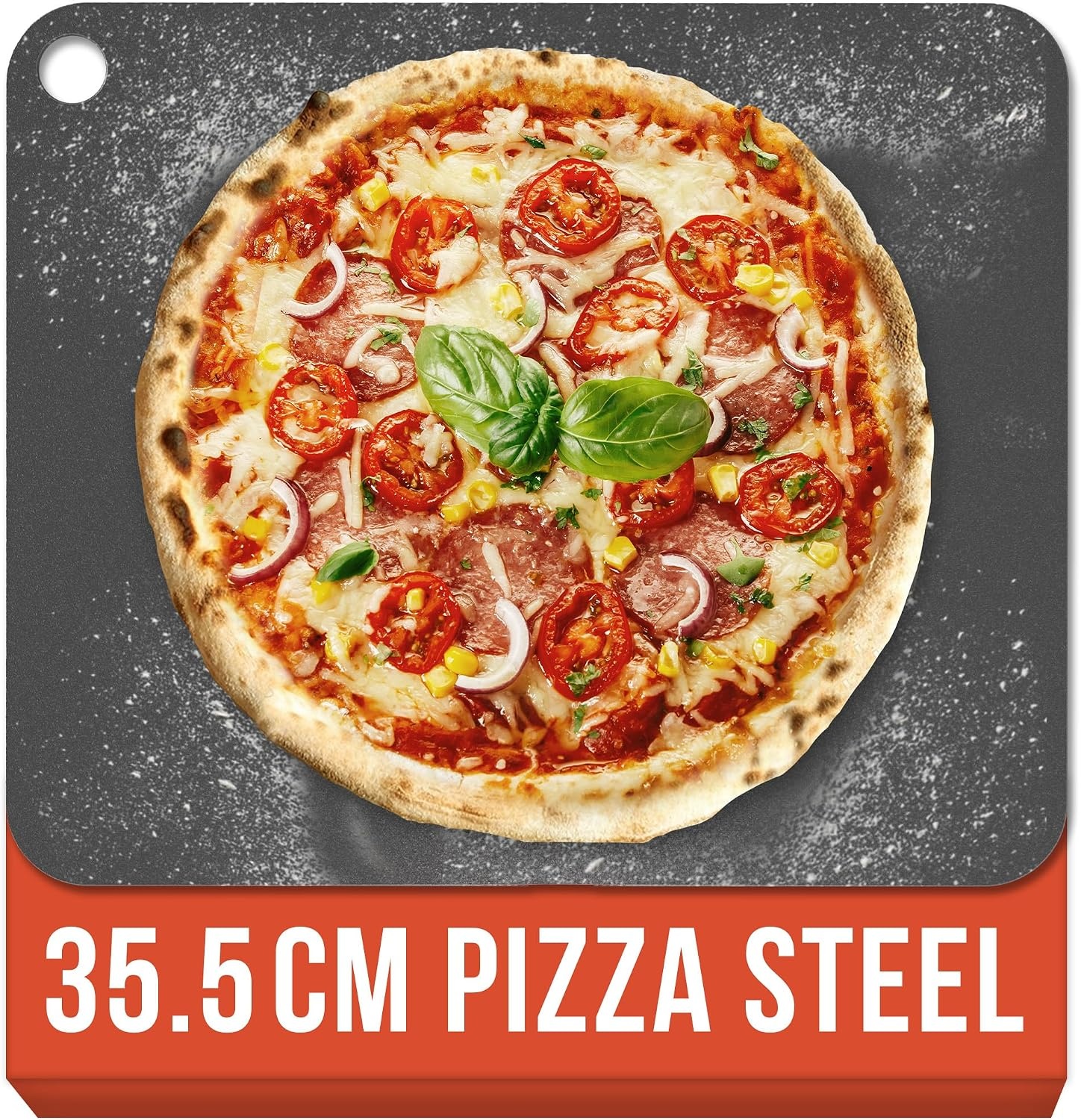 Pizzastaal 40.6x33.6cm - Krokante Bodems, 29% Korting!