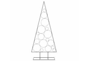 Metalen Kerstboom 180 cm Zwart - 80% Korting!