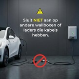 GONEO Type 2 Laadkabel 22kW 5M 32A Laadkabel Elektrische Auto Type 2 3 Fase Modus 3 voor E auto EV/PHEV met Draagtas