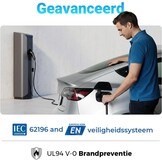 GONEO Type 2 Laadkabel 22kW 5M 32A Laadkabel Elektrische Auto Type 2 3 Fase Modus 3 voor E auto EV/PHEV met Draagtas