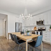 Kristallen kroonluchter, 6 lichten kroonluchters plafondlamp, moderne kroonluchter wit, E14 Base hanglamp, kristallen plafondverlichting voor woonkamer, eetkamer, slaapkamer, hal, keuken