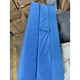 Logeermatras - camping matras - reismatras - opvouwbaar matras - 80 x 200 x 10 - blauw