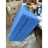 Logeermatras - camping matras - reismatras - opvouwbaar matras - 80 x 200 x 10 - blauw