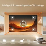 BYINTEK U14 4K Home Cinema, 30,000 Lumens Full HD WiFi6 BT 5.0 Mini Projector, 1980 x 1020p, Autofocus, Fully Sealed, Dustproof, Automatic Obstruction, 450 Inch Projector