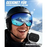 Skibril Blauw Uniseks - 62% Korting
