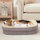 Orthopaedic Bed for Medium and Large Dogs, High Density Foam Dog Sofa with Four Sided Cushion, Pet Bed, Removable and Washable Cover, Non-Slip Bottom