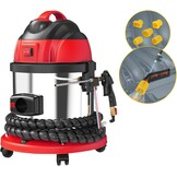 Walnoot Blaster,HTS558 Walnootzand DE-koolstofreiniger,Auto-walnootreiniger,1200W Motor Koolstofafzetting Inlaatspruitstuk & Uitlaatklepreiniger met 23 adapters, 2 kg walnootzand, 110V/220V