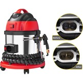 Walnoot Blaster,HTS558 Walnootzand DE-koolstofreiniger,Auto-walnootreiniger,1200W Motor Koolstofafzetting Inlaatspruitstuk & Uitlaatklepreiniger met 23 adapters, 2 kg walnootzand, 110V/220V