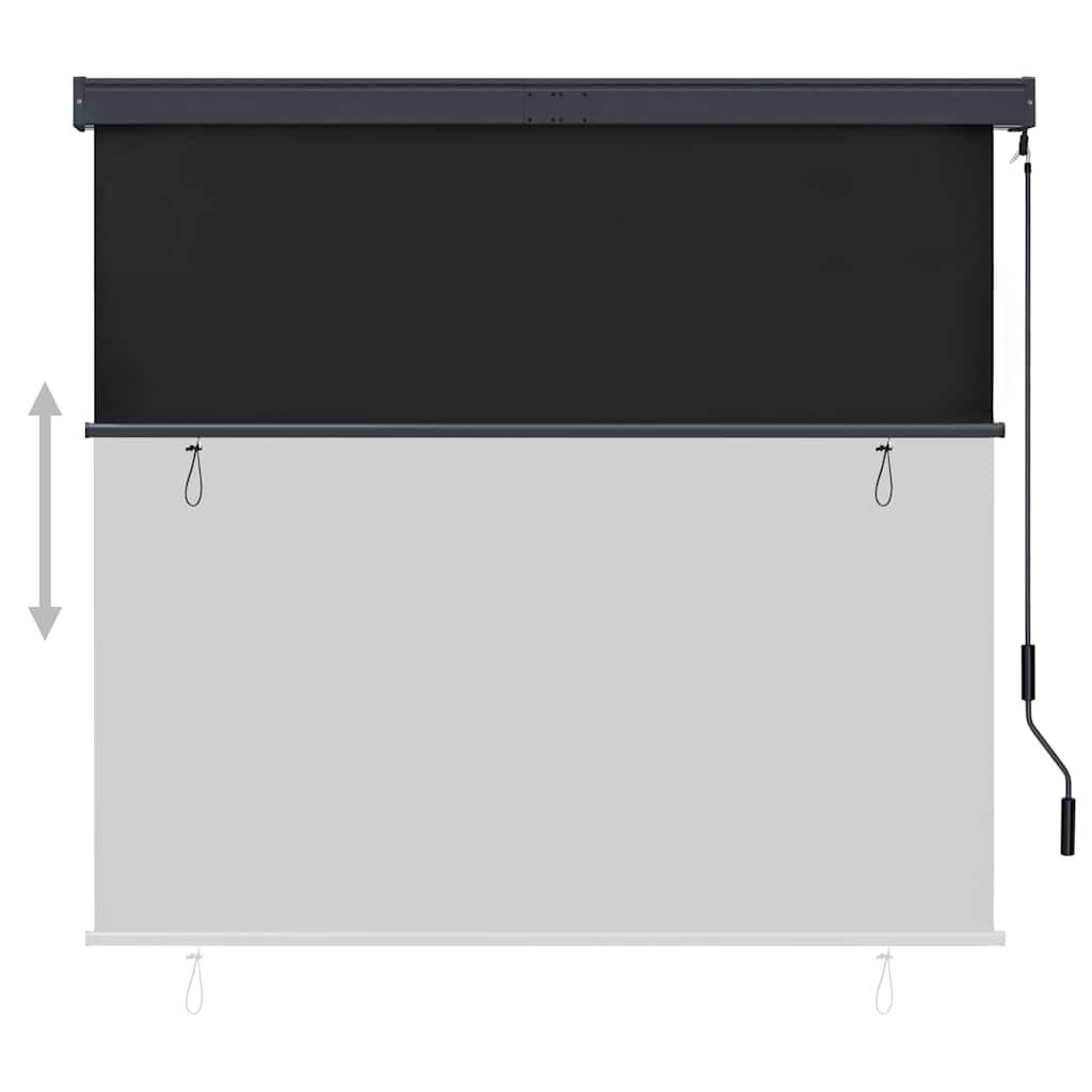 vidaXL Buitenrolgordijn 160x250cm Antraciet - 58% Korting
