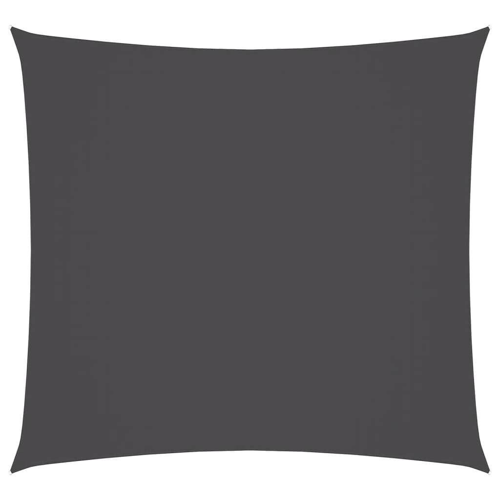 vidaXL Zonnescherm vierkant 3x3 m oxford stof antracietkleurig