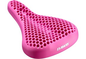 Roze Gel Fietszadelhoes 28x18 cm | Schokabsorberend, Antislip | 44% Korting