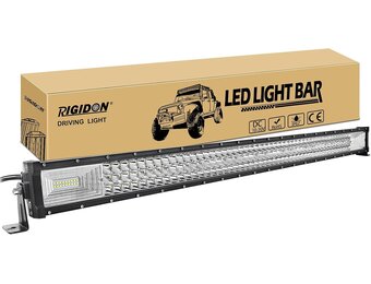 RIGIDON Rechte LED Lichtbalk 42 inch 540W - 7D Tri-row, 12V/24V, Flood/Spot Combo Beam, Waterdicht, 6000K Wit