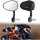 DREAMIZER Motorcycle Mirrors E-approved Universal, 360° Adjustable Motorcycle Rearview Mirrors 7/8" 22mm Handlebar Mirrors Compatible with Honda Kawasaki Suzuki Yamaha Cruiser Scooter Moped ATV
