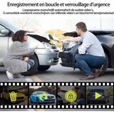Volam 3-kanaals dashcam voor parkeerbewaking met FHD infrarood nachtzicht WDR G-sensor