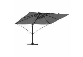 Cantilever Roma Parasol Antraciet/Zwart 64% Korting