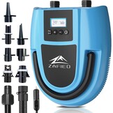 Sup 20 PSI hoge druk 12 V DC elektrische luchtpomp auto-off slimme draagbare pomp en deflator met twee niveaus digitaal lcd-display voor stand-up paddleboard, opblaasbare boot