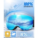 Skibril Blauw Uniseks Volwassenen - 59% Korting
